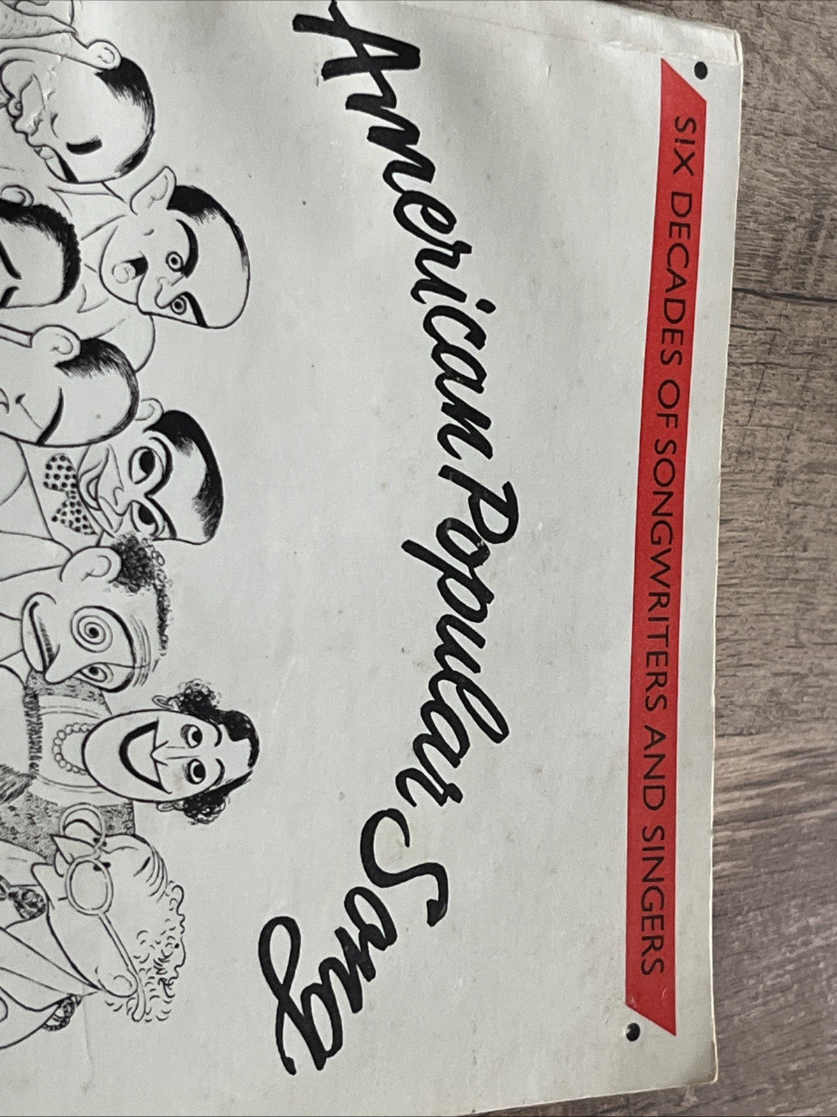 Six Decades Of Songwriters & Singers AMERICAN POPULAR SONG, BOOK ONLY