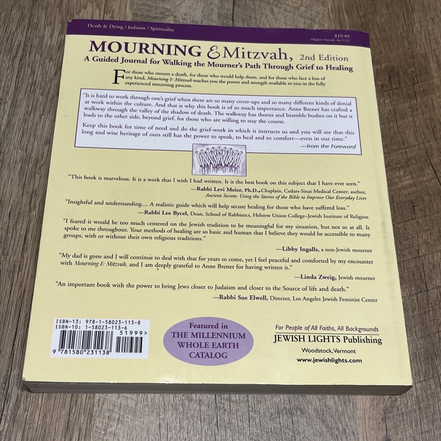 Mourning & Mitzvah 2nd Ed A Guided Journal for Walking the Mourners Path Through
