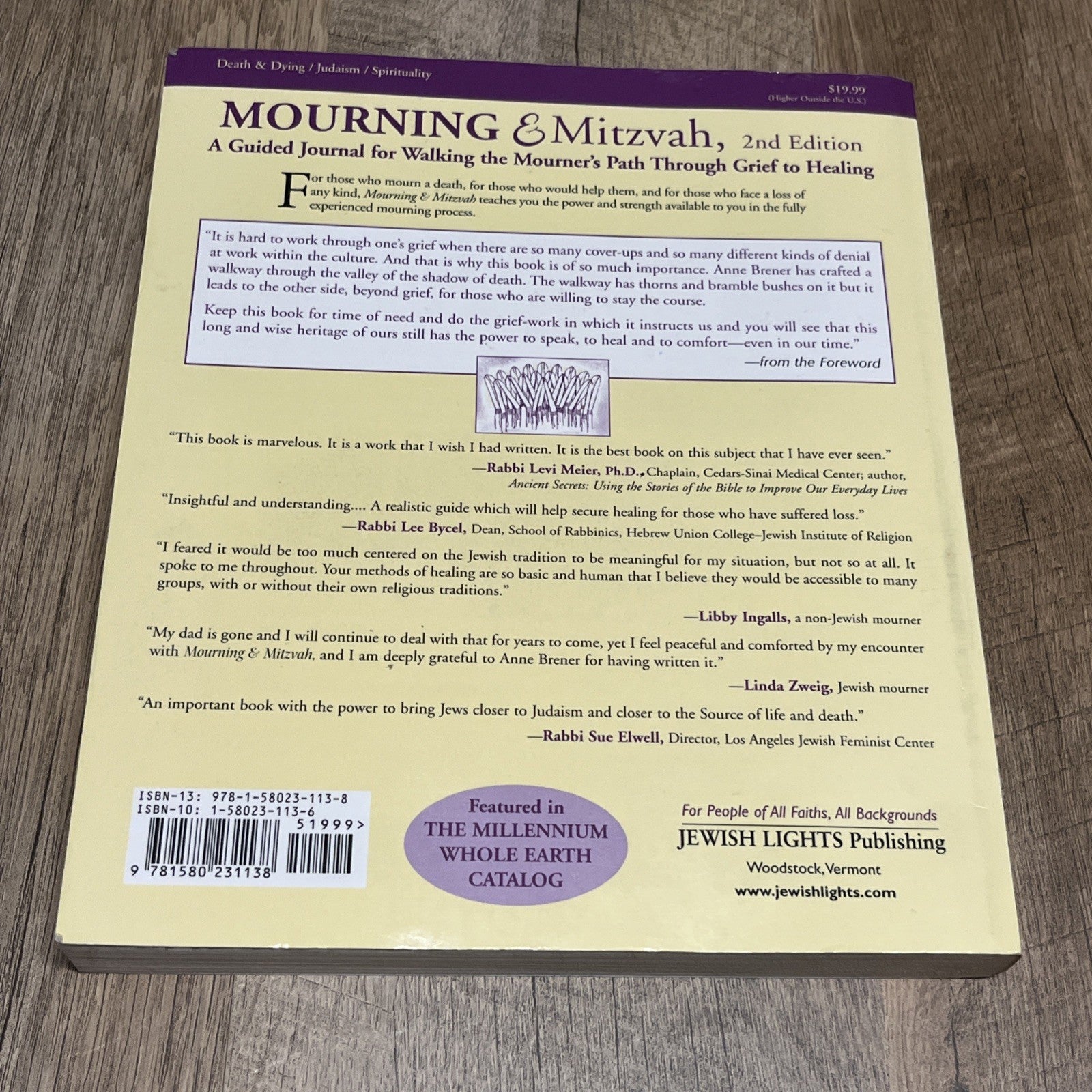 Mourning & Mitzvah 2nd Ed A Guided Journal for Walking the Mourners Path Through