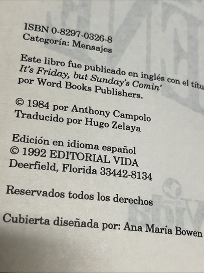 ES VIERNES, PERO EL DOMINGO VIENE. CAMPOLO ANTHONY - 1992
