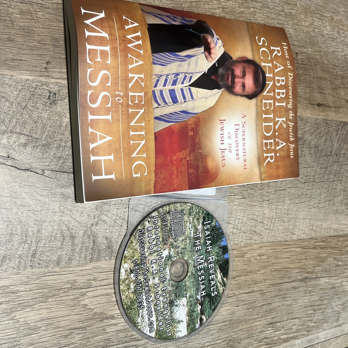 Rabbi K.A Schneider AWAKENING to MESSIAH & Isaiah Reveals The Messiah Audio Cd