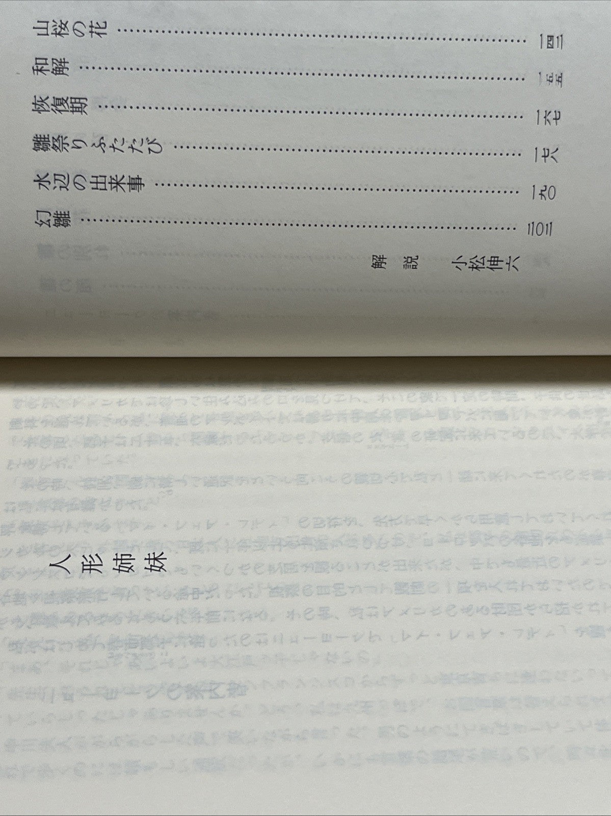 円地 文子人形姉妹 集英社文庫