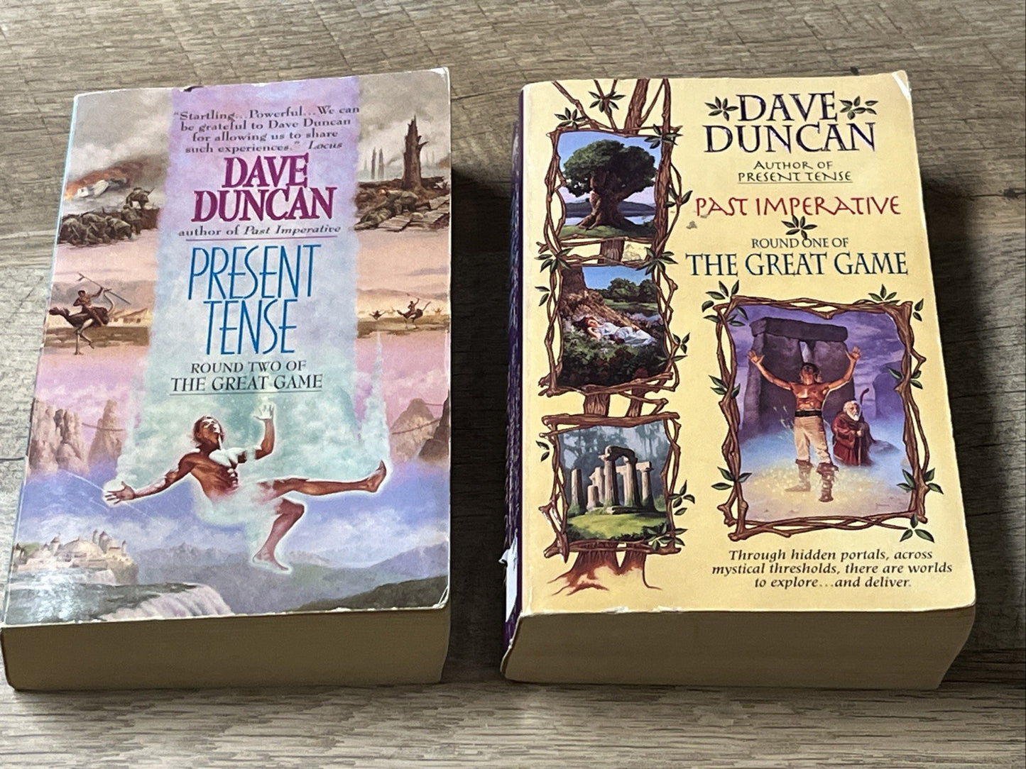 Dave Duncan Lot of 2 Present Tense $ Past Imperative Round 1 & 2 Of Great Game