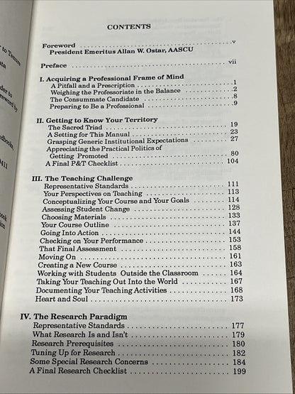 MENTOR IN A MANUAL: CLIMBING THE ACADEMIC LADDER TO TENURE By Clay Schoenfeld.