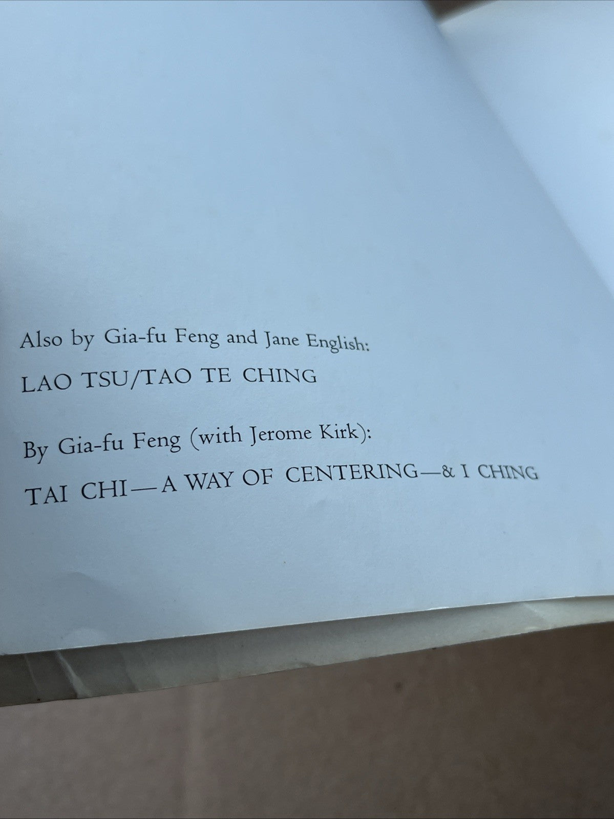 chuang tzu : The Inner Chapters by Chuang-Tzu
