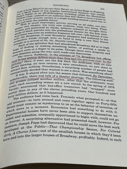 Journey to the Center of the Theater by Walter Kerr 1979.