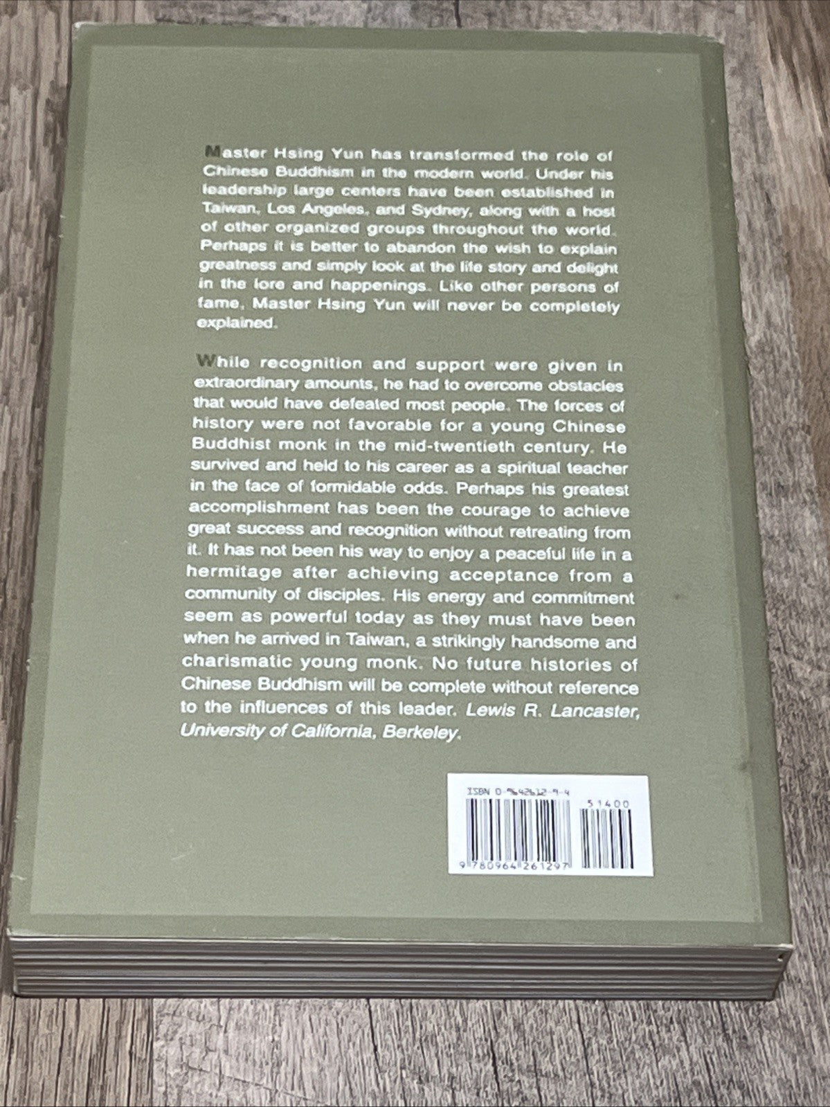 Handing Down the Light The Biography Of Venerable Master Hsing Yun Fu Chi-ying