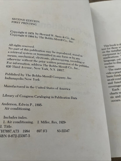 Audel Air Condition: Home and Commercial by  Edwin P. Anderson