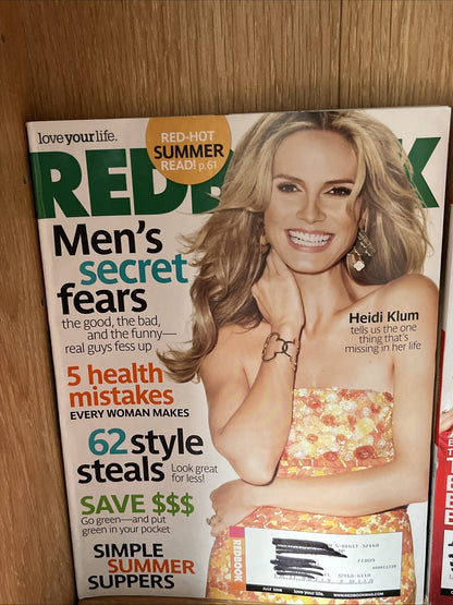 REDBOOK MAGAZINE Love Your Life Lot of 7 2007 - 2009 Mariah, Heidi, Trisha