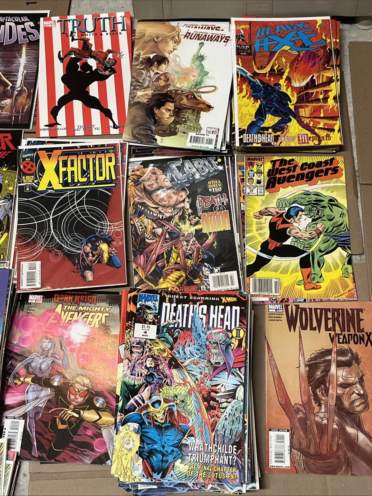 COMIC BOOK BULK LOT 21 COMICS Marvel Comics-