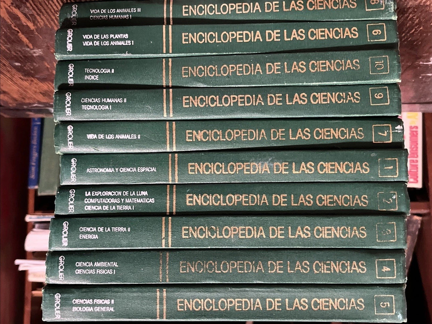 Enciclopedia De La Ciencias Tomo 1 Al 10 Promotora Editorial Grolier