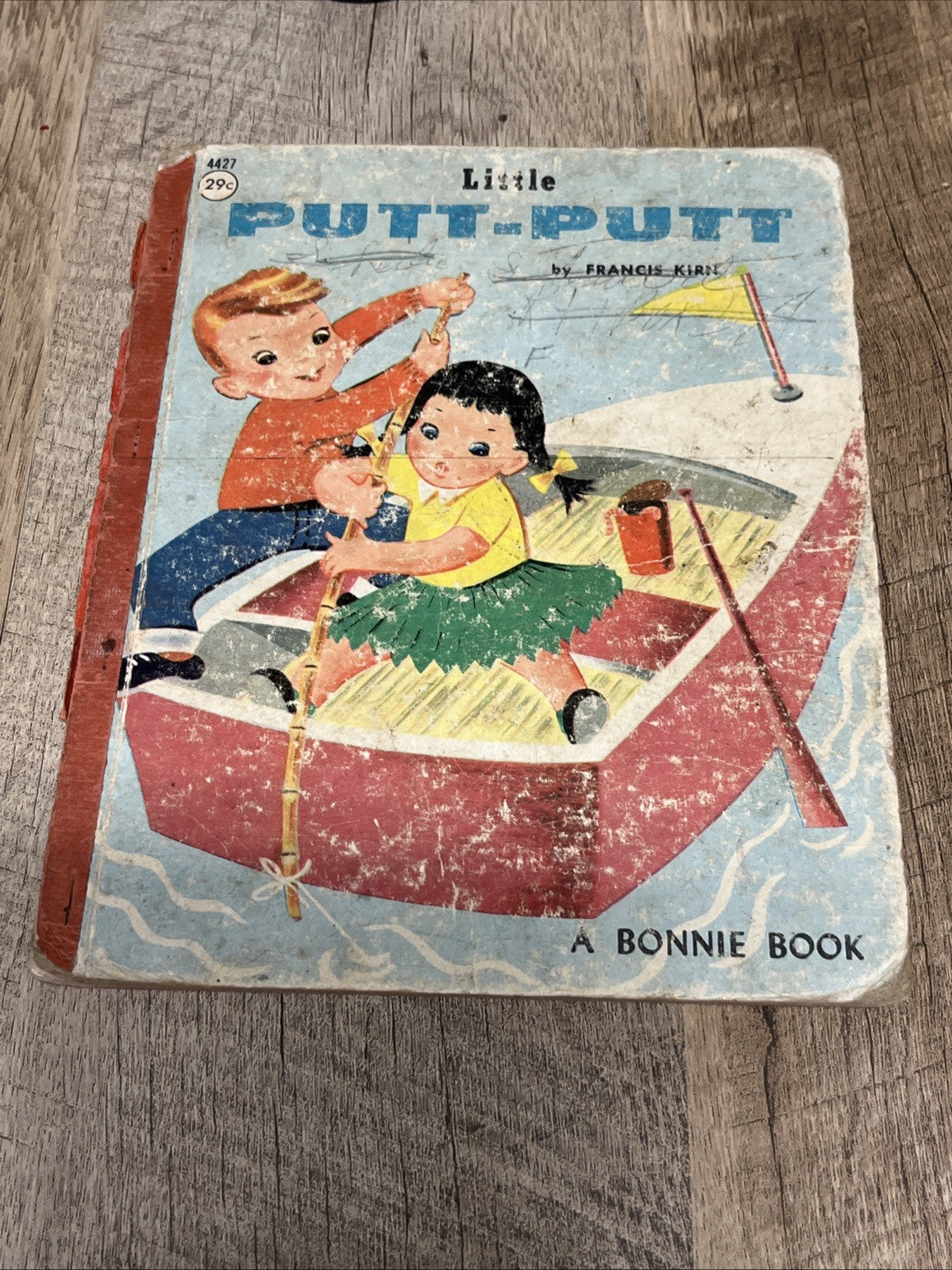 Little Putt-Putt 1960’s A Bonnie Book Samuel Lowe Children's Book