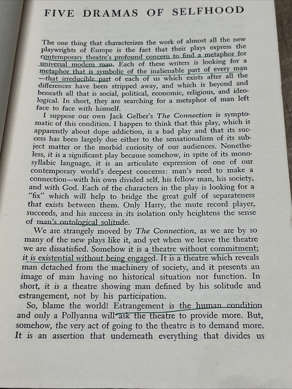 The New Theater of Europe An Anthology Edited Robert W Corrigan 1962