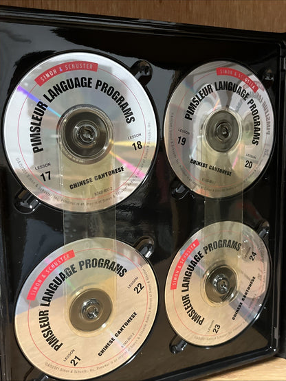 Pimsleur Chinese Cantonese Language  Program 15 Audio CDS & BOOK Missing Vol 3,4