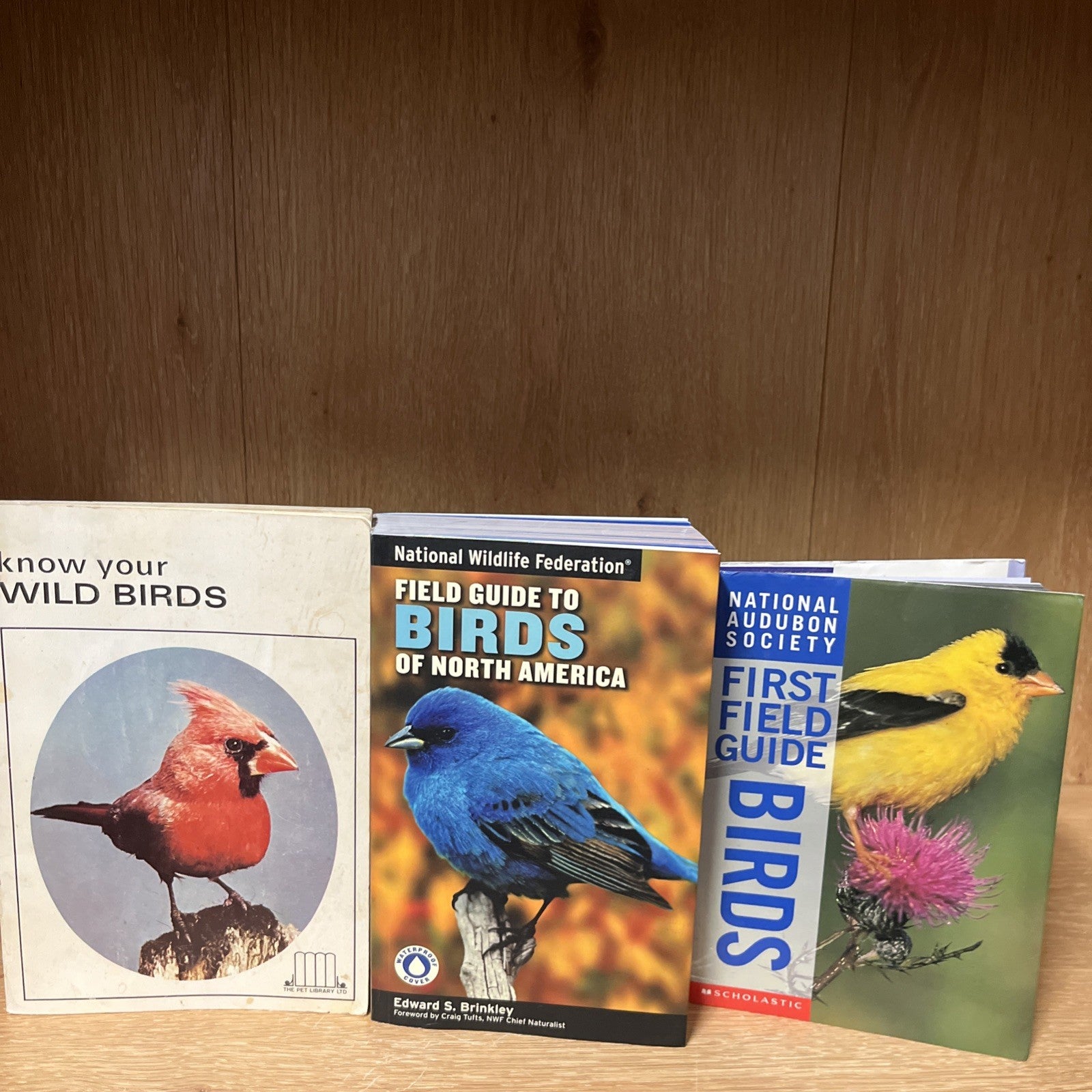 Bird Books Lot of 3 Audubon Society, NWF, The Pet Library LTD