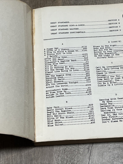 America's Best Loved Songs & Encyclopedia Great Standards Songbook Sheet Music