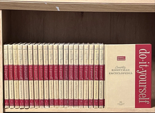 1975 Complete Handyman Do It Yourself Encyclopedia 21-Volume Set *Like New*