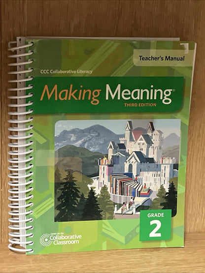 2nd Grade Making Meaning - TEACHER'S MANUAL & Vocabulary Teaching Guide 3rd Ed