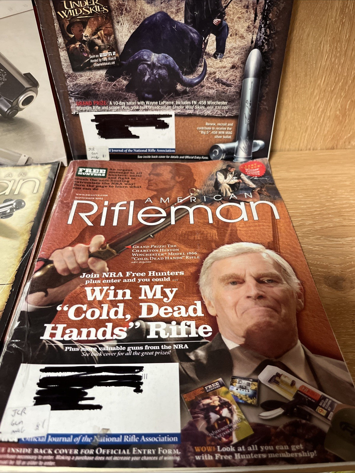 american rifleman magazine lot 4 Vintage American  Hunting NRA 2004/2005