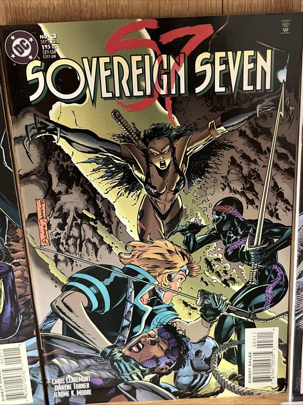 Sovereign Seven S7 DC Comic Books #1 #2 #3 #4 #5  #6 #7 #8 Clement Turner Lot 8