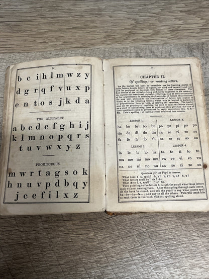 Comly’s Spelling & Reading Book with Notes For Parents &Teachers John Comly 1866