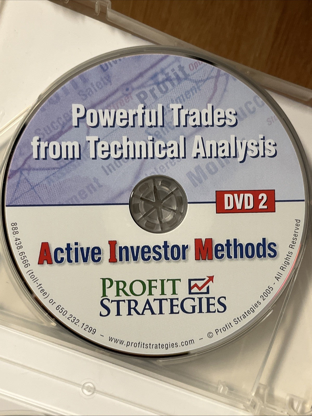 Profit Strategies: Active Investor Methods. Home Study Course 4book + 6 DVD +8CD