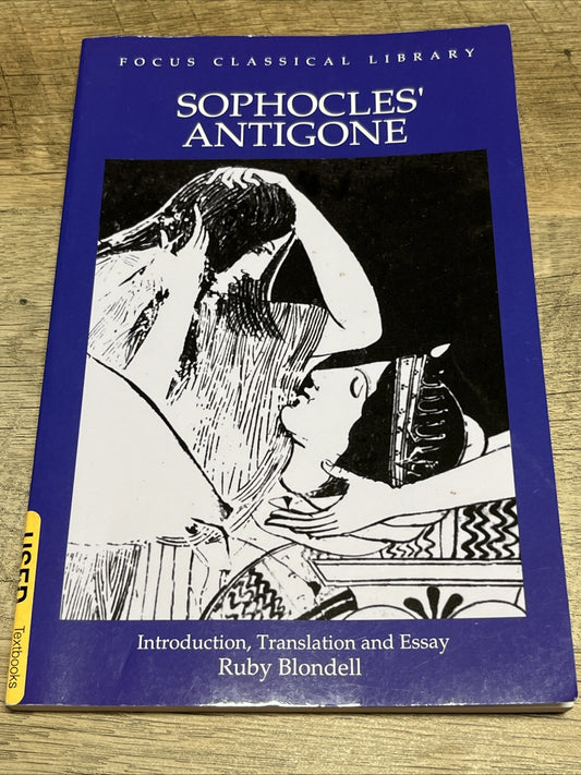 Sophocles : Antigone Focus Classical Library) - paperback Sophocles Ruby 1pc