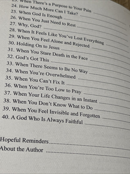 Hope That Endures 49 Devotions Of Encouragement For Difficult Times By Michelle