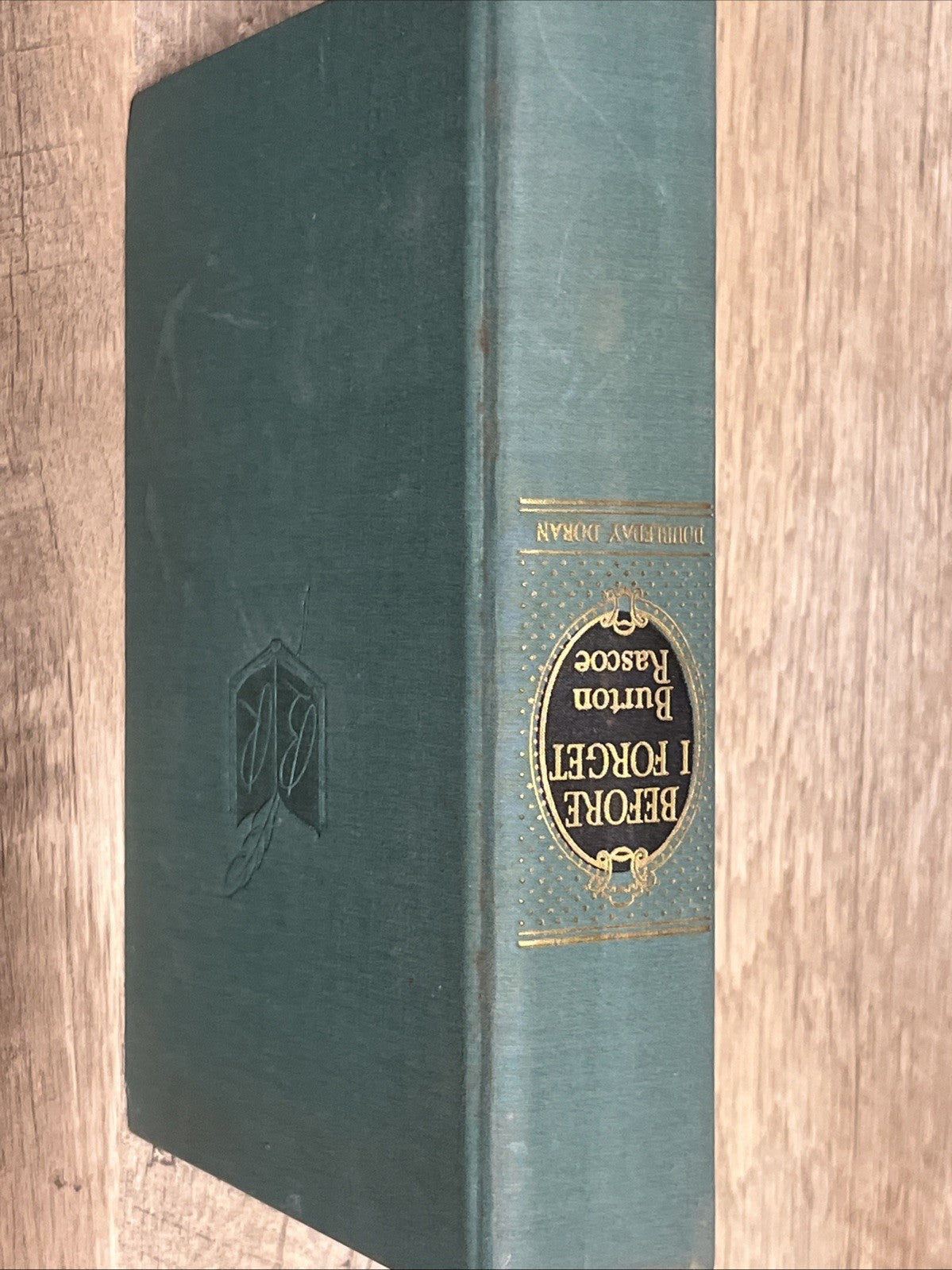 Vintage Book, Before I Forget 1937 By Burton Rascoe hardcoverL No/DJ