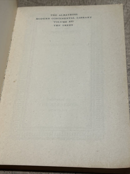 THE TREES Conrad Richter, First Edition,1947 Paperback