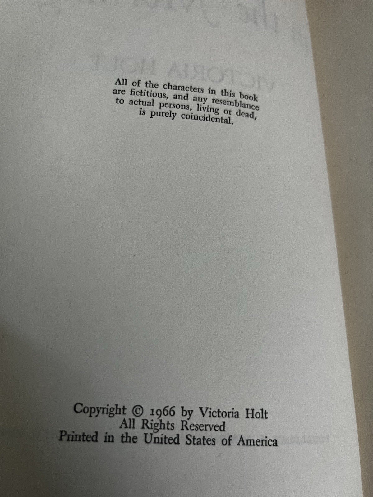 Victoria Holf Menfreya In The Morning & The Golden Fury By Marian Castle