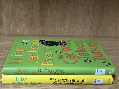 lilian jackson braun books lot The Cat Who Brought Down The House & Cat Who Talk