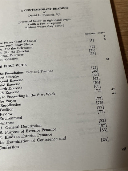 The spiritual exercises of St Ignatius: A literal translation and A Contemporary