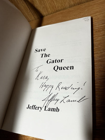 Jeffrey Lamb Gator Queen Old Livingston Book Set SIGNED COPY A Teenage Adventure