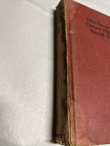 The American Chess Player's Hand Book (1934 Hardcover) Vintage, Classic - rough