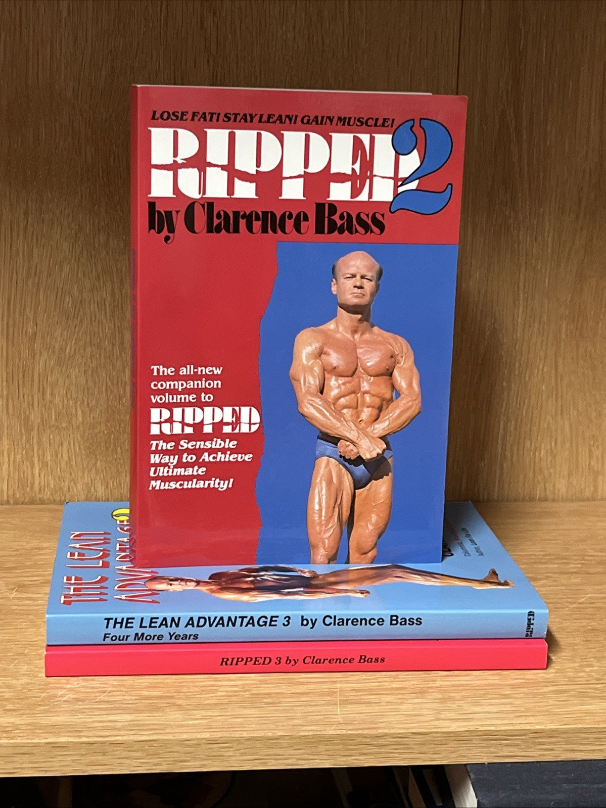 Clarence Bass Book Lot 3 RIPPED 2 &3: The Lean Advantage 3