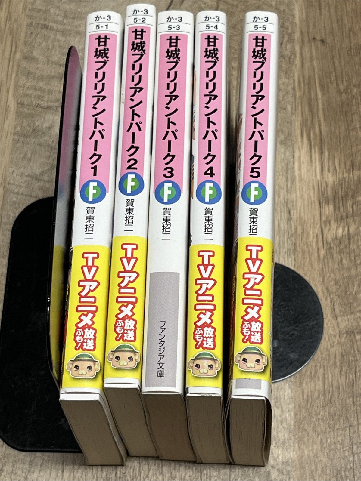 Amagi Brilliant Park Bunko Volumes 1-5 Set (Fujimi Fantasia Bunko) Shoji Gatoh
