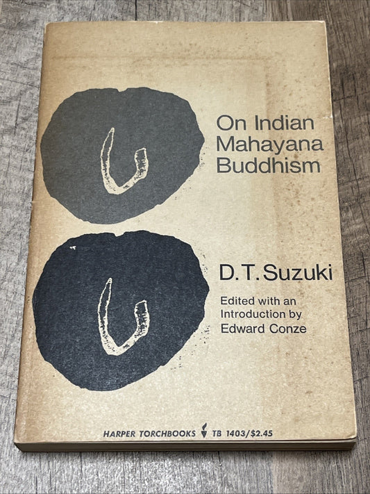 On Indian Mahayana Buddhism by D. T. Suzuki (used paperback, Harper 1968)
