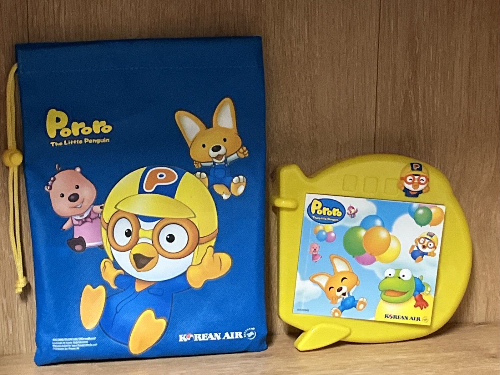 Korean Children Toy Pororo The Little Penguin Korean Air & Bag