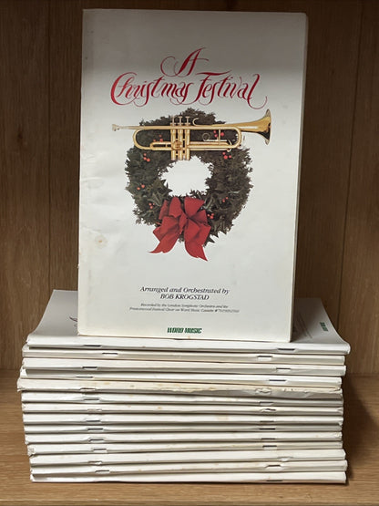 A Christmas Festival By Bob Krogstad LOT OF 14