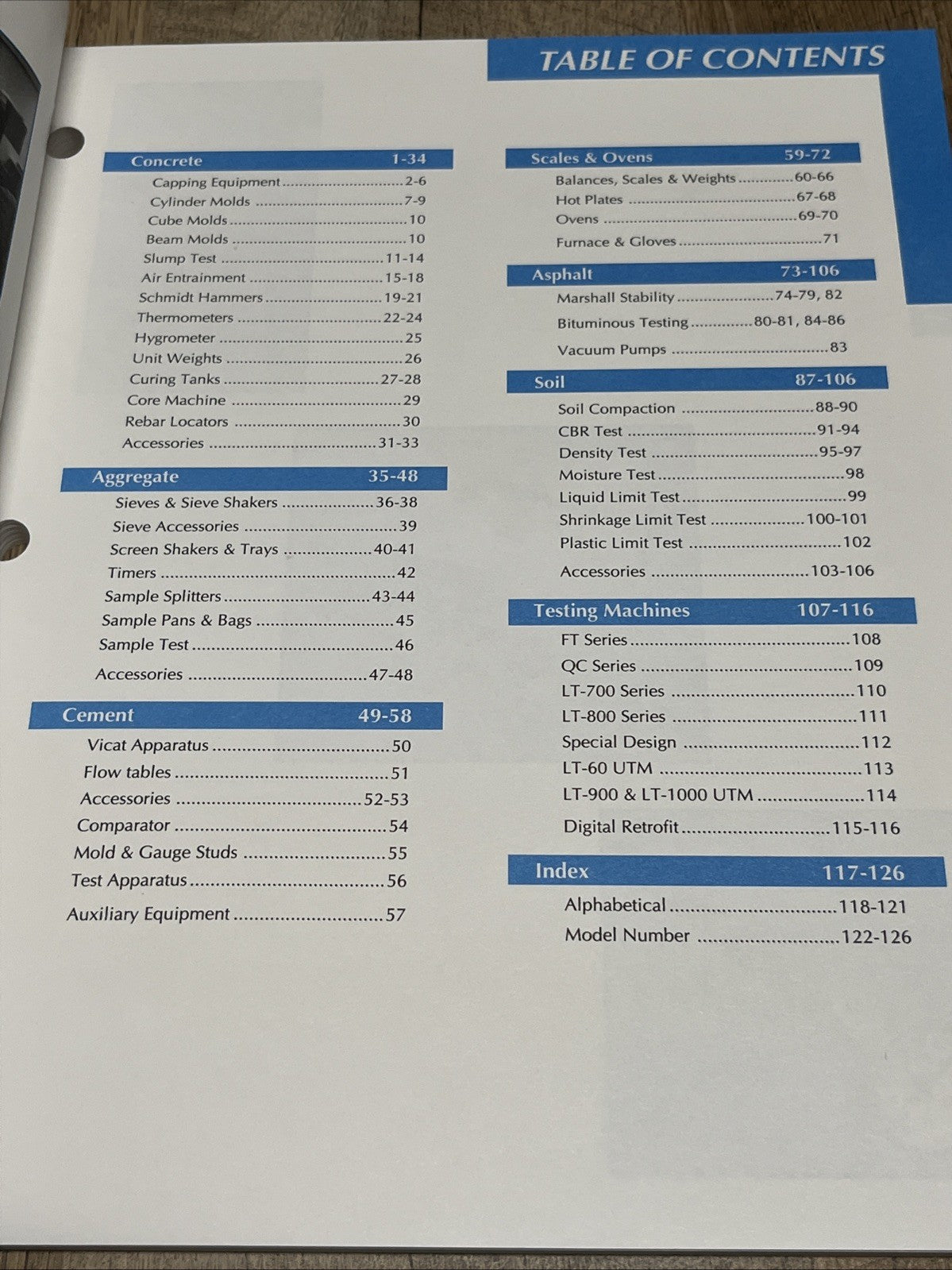 Forney Testing Apparatus and Supplies Catalog 1986
