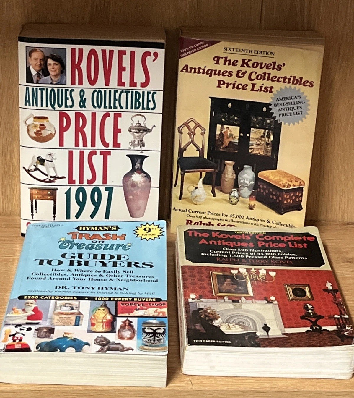 Kovels' Antiques & Collectibles Price List  Hyman’s Trash Or Treasure Book Lot 5