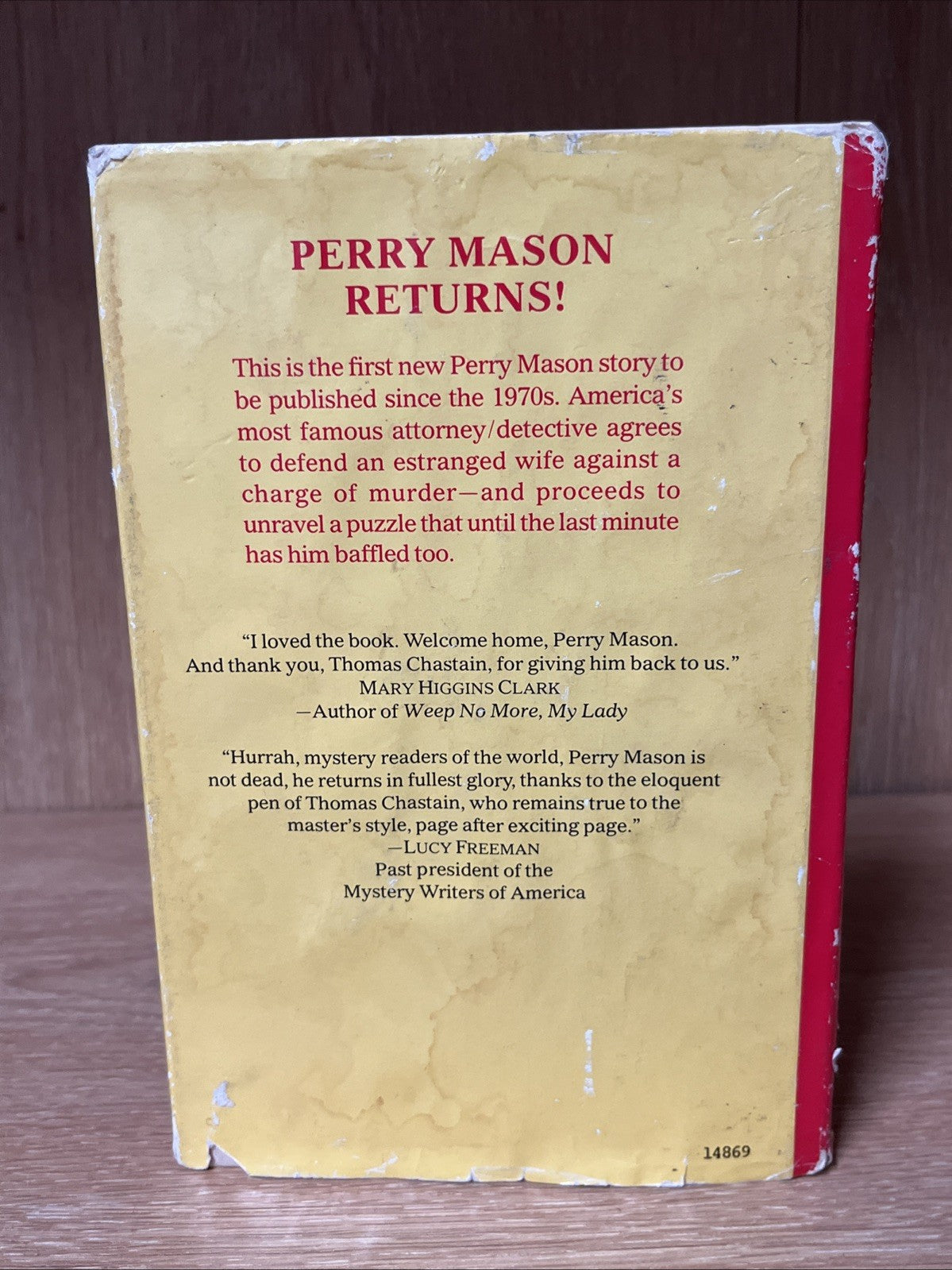 Perry Mason in the Case of Too Many Murders by Thomas Chastain (1989, Hardcover)
