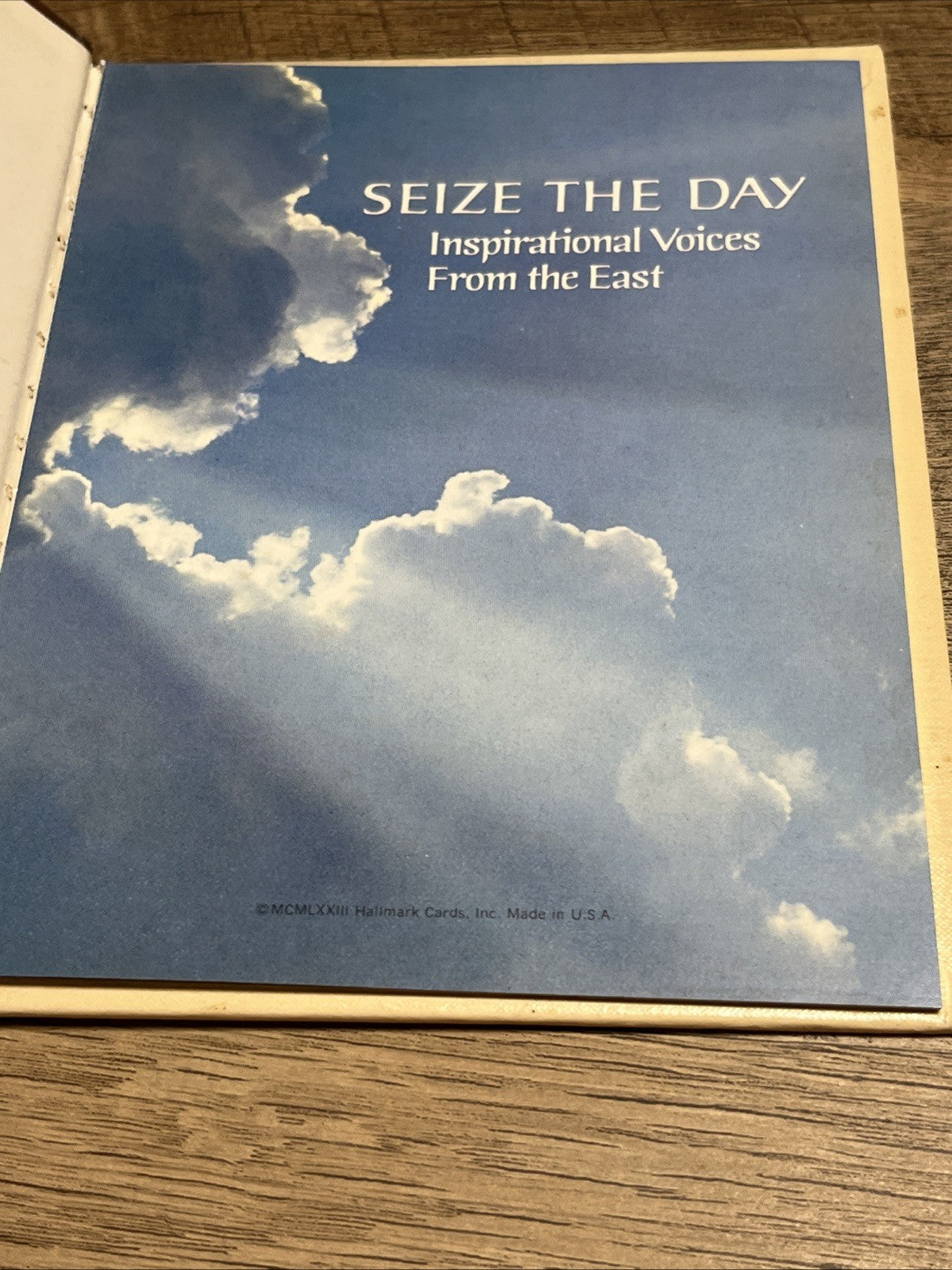 Seize the Day, Inspirational Voices from the East  (NoDust)