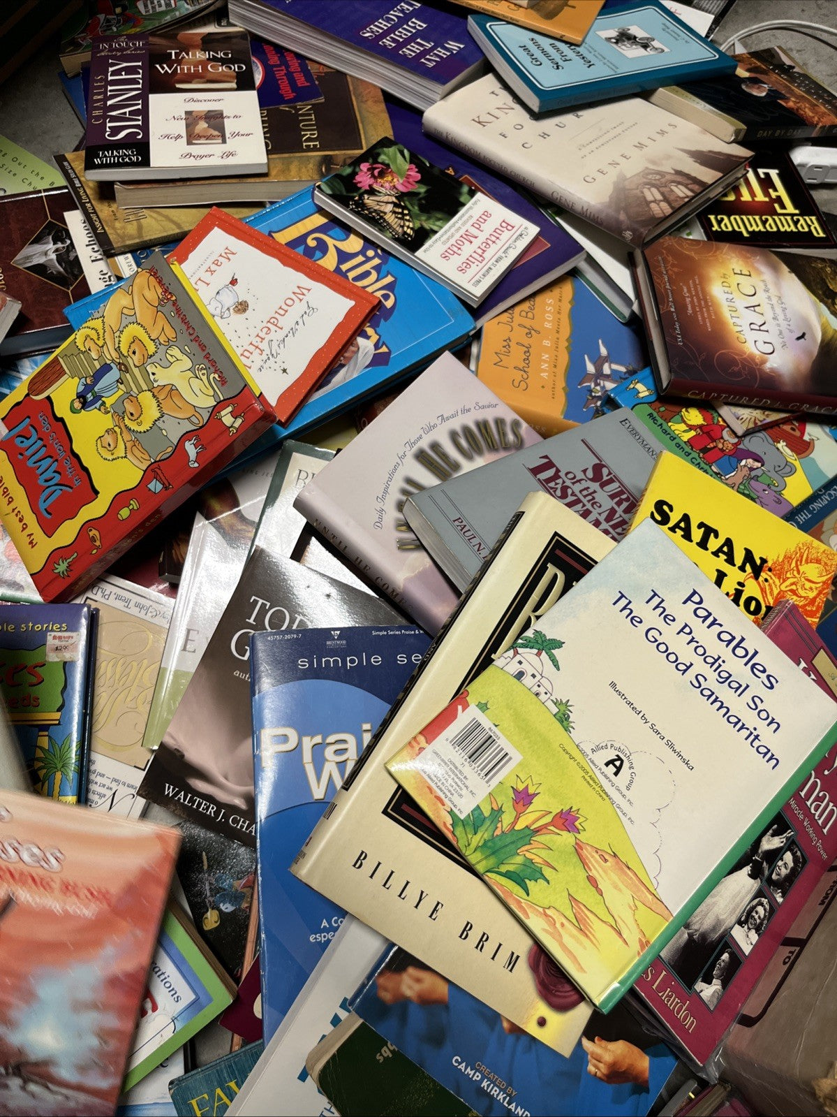 Christian Inspirational Fiction Book Lot (10 books) Mixed Lot