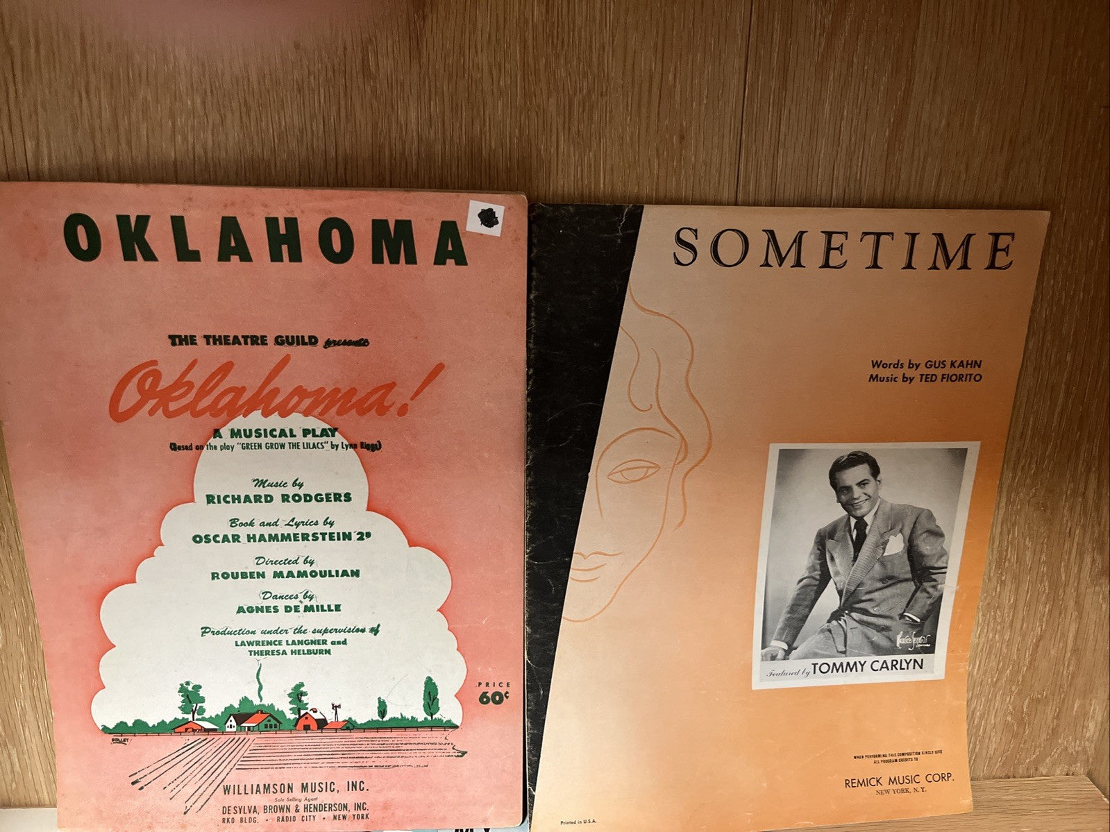 Vintage Music Sheet Lot of 9 (1925,1926,1927, 1928, 1932, 1939, 1943, 1951, 1978