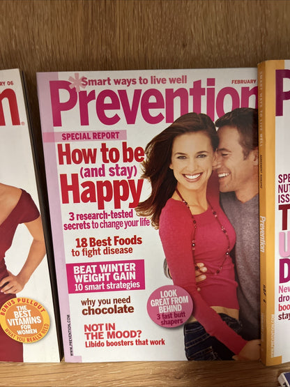 Prevention Magazine Lot of 22 From 1995 To 2007