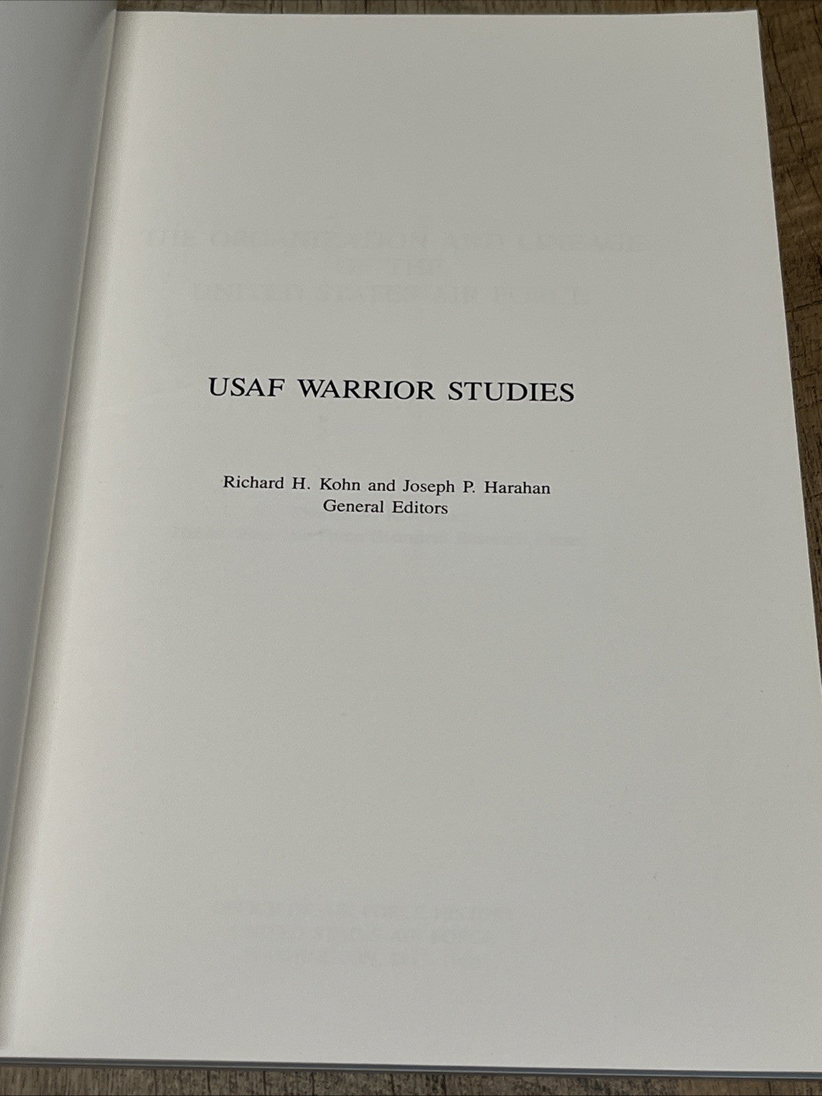 The Organization and Lineage of the United States Air Force by Charles A. Ravens