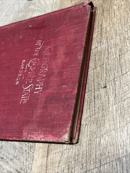 Vintage A Brief Descriptive Geography of the Empire State by C.W. Bardeen 1900