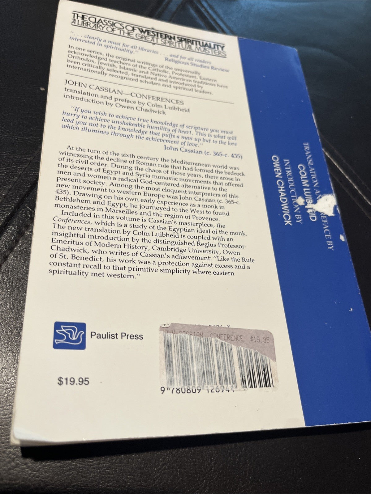 John Cassian: Conferences, Translated And Preface Colm Luibheid (English)
